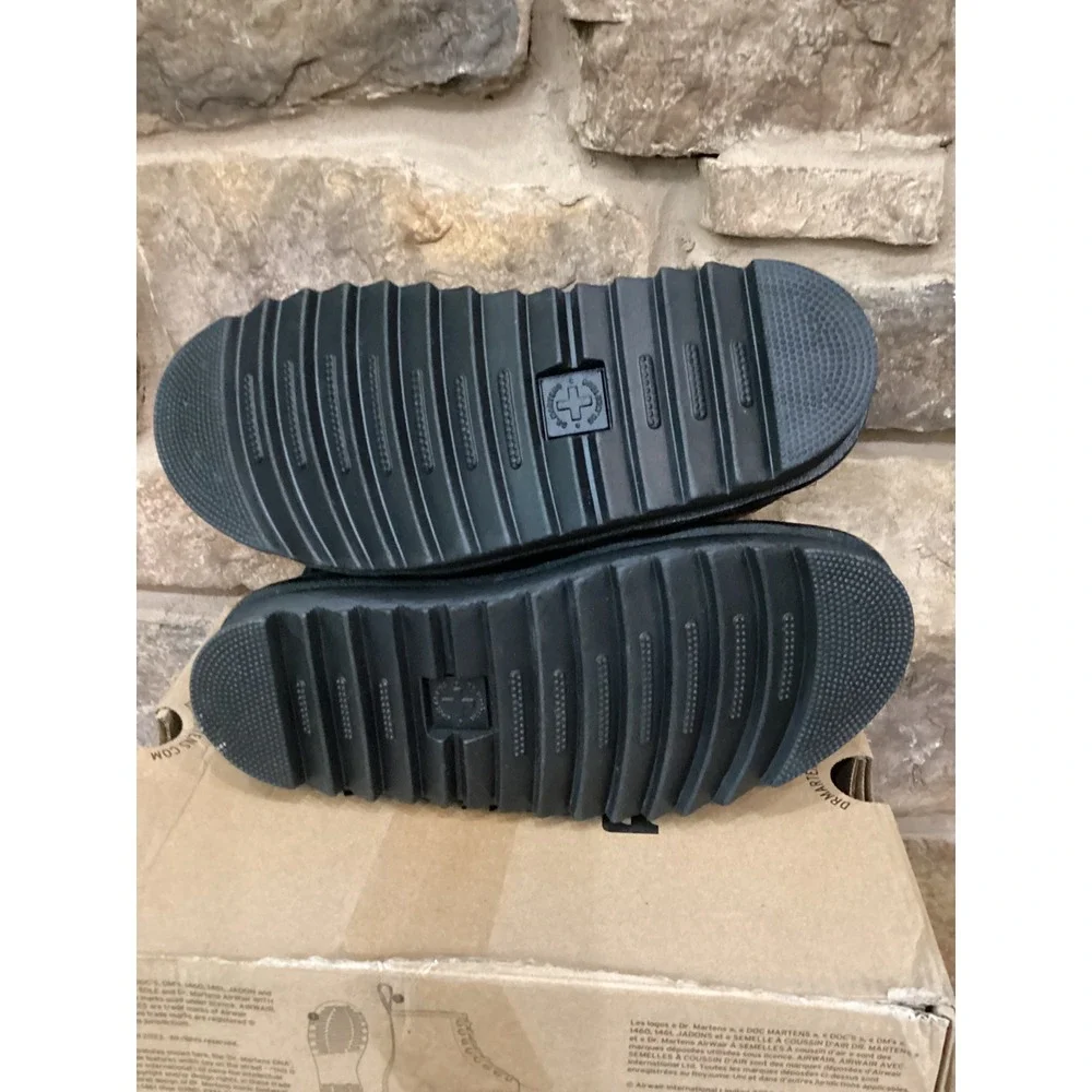 Dr. Martens Blaire Athena Black Leather Platform Gladiator Sandals  Womens 7 New